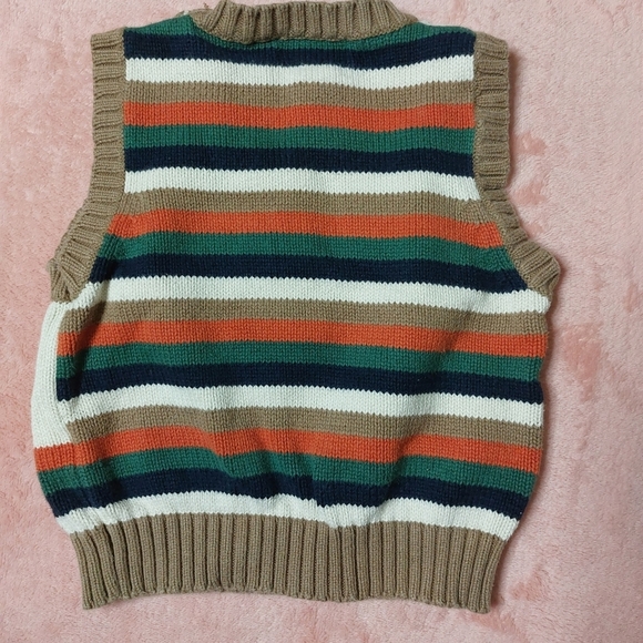 Children's Place Train Sweater Vest Size 12 Months - Picture 3 of 5
